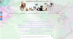 Desktop Screenshot of confidences-animalieres.com